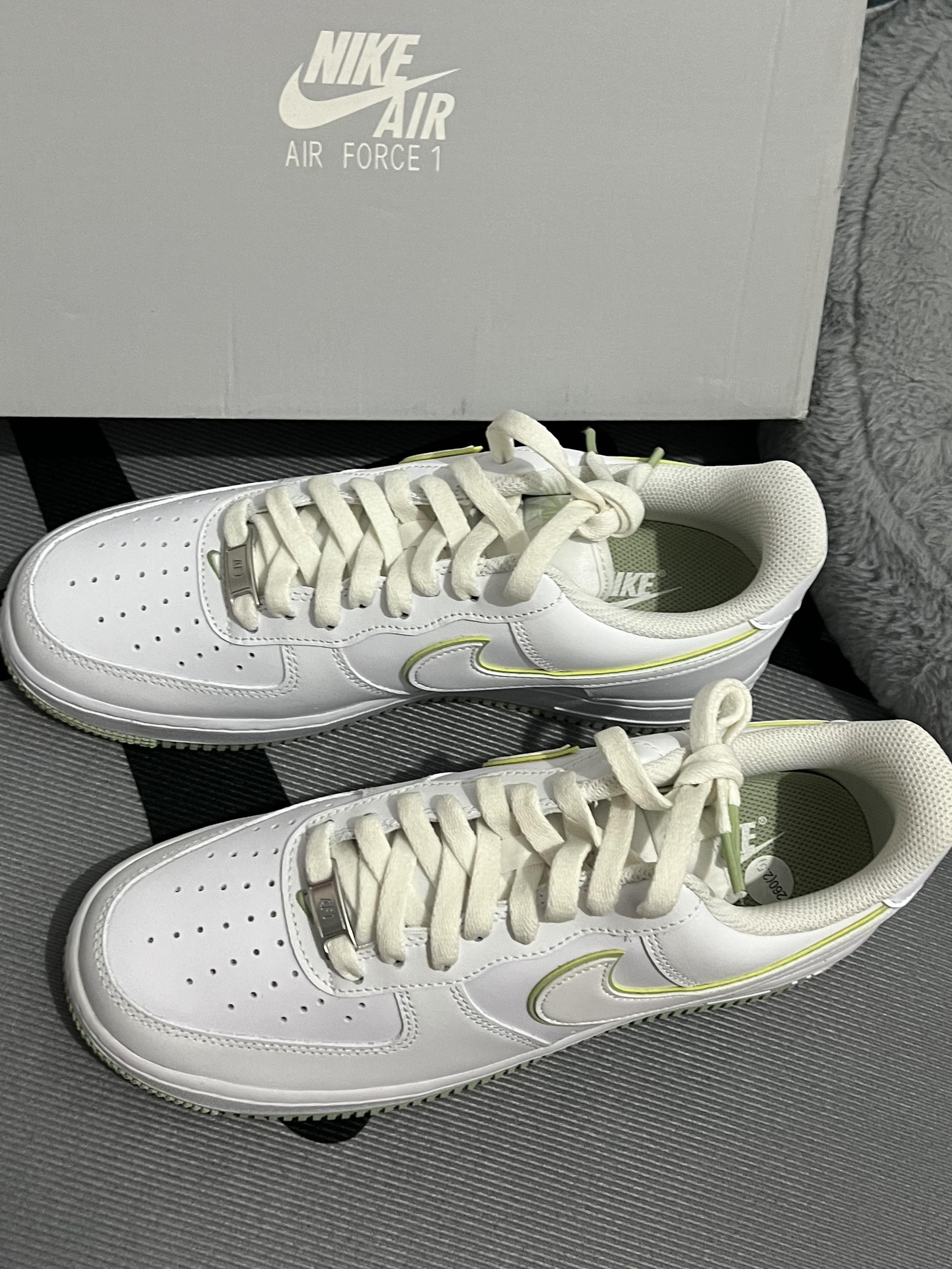 空军一号荧光绿 七夕情侣必备